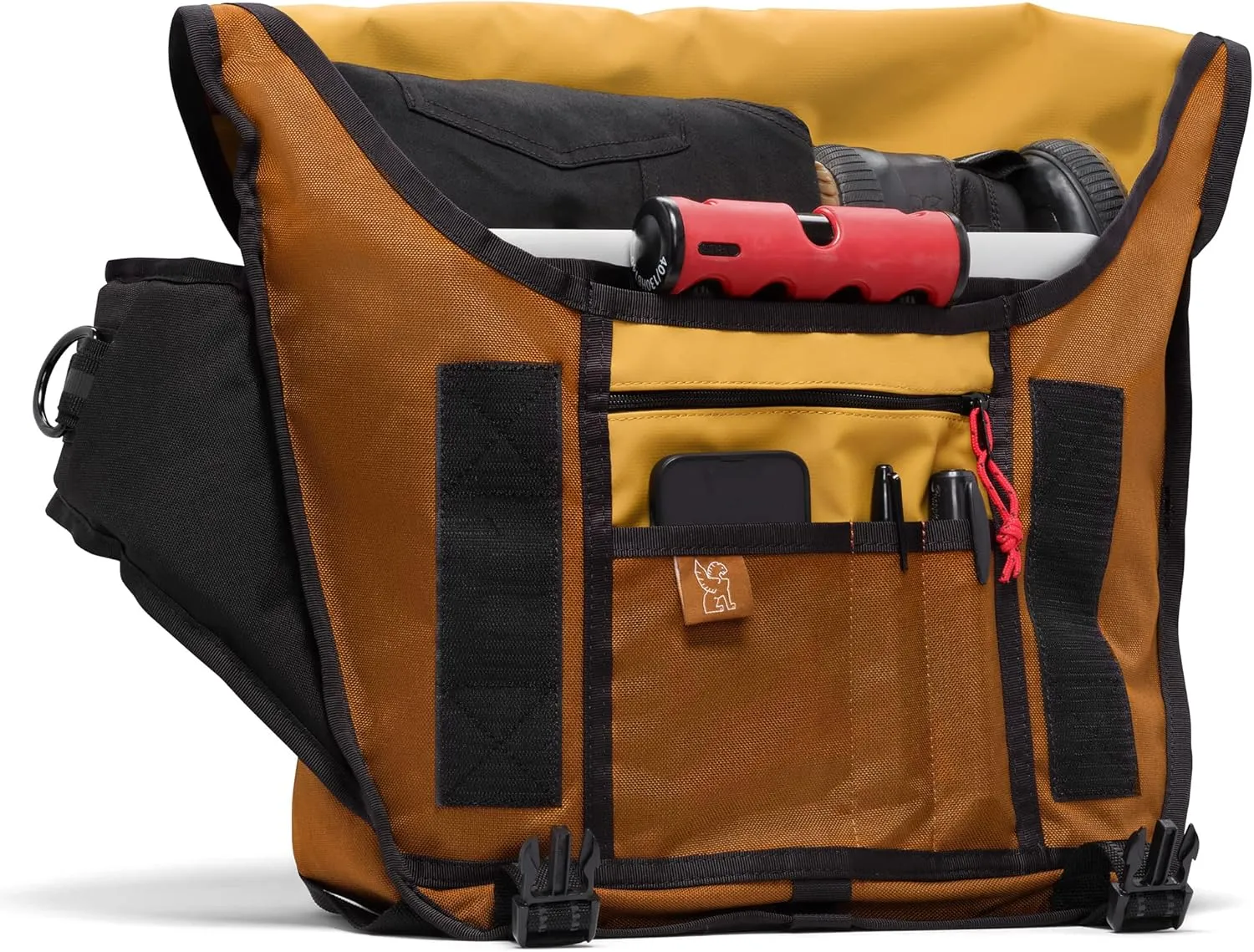 Chrome Industries Mini Metro Messenger Bag - 13 Inch Laptop Satchel with Signature Belt Buckle Closure, 20.5 Liter