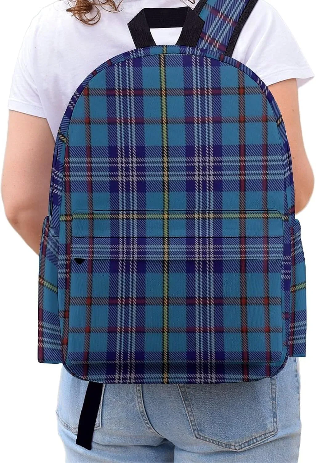 Citadel Military Academy Tartan Casual Lightweight Large Capacity Travel Backpack Unisex