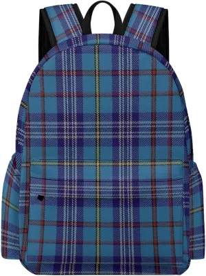 Citadel Military Academy Tartan Casual Lightweight Large Capacity Travel Backpack Unisex