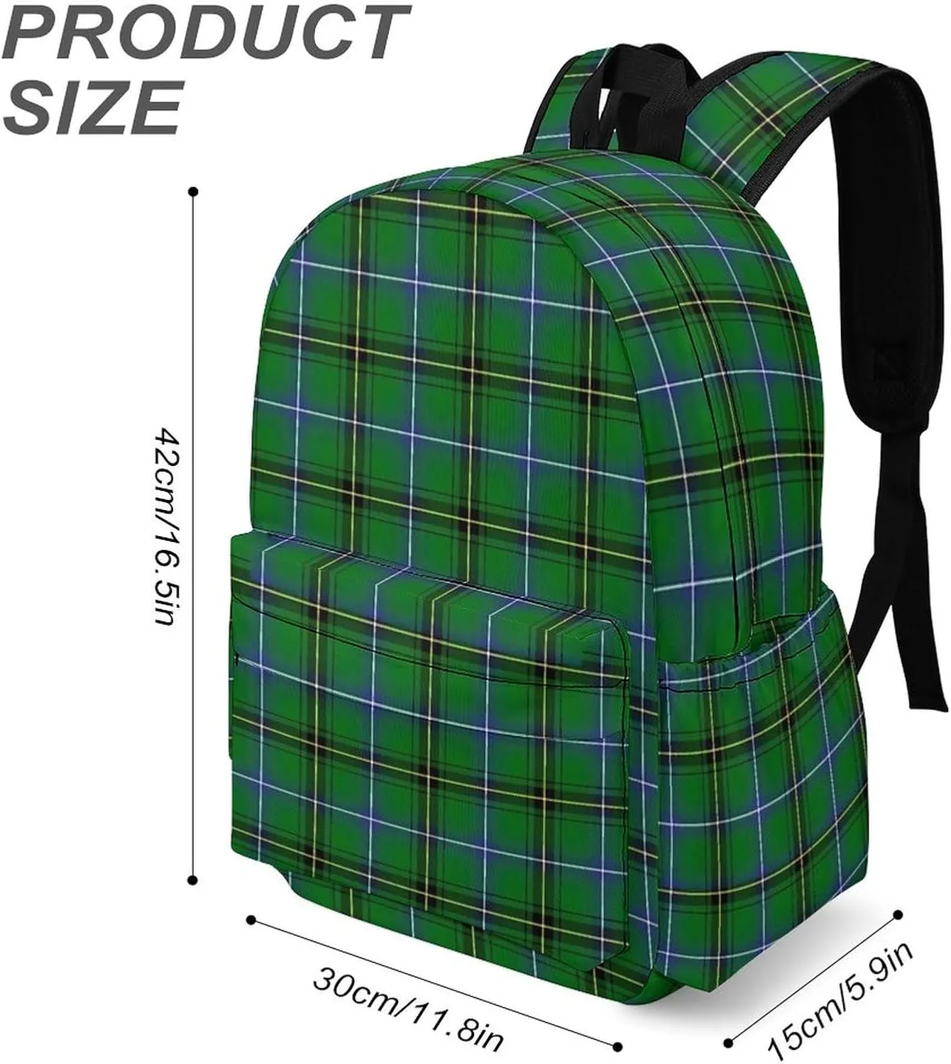 Clan Henderson Tartan Casual Lightweight Large Capacity Travel Backpack Unisex