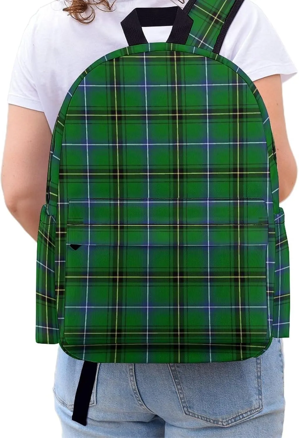 Clan Henderson Tartan Casual Lightweight Large Capacity Travel Backpack Unisex