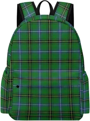 Clan Henderson Tartan Casual Lightweight Large Capacity Travel Backpack Unisex
