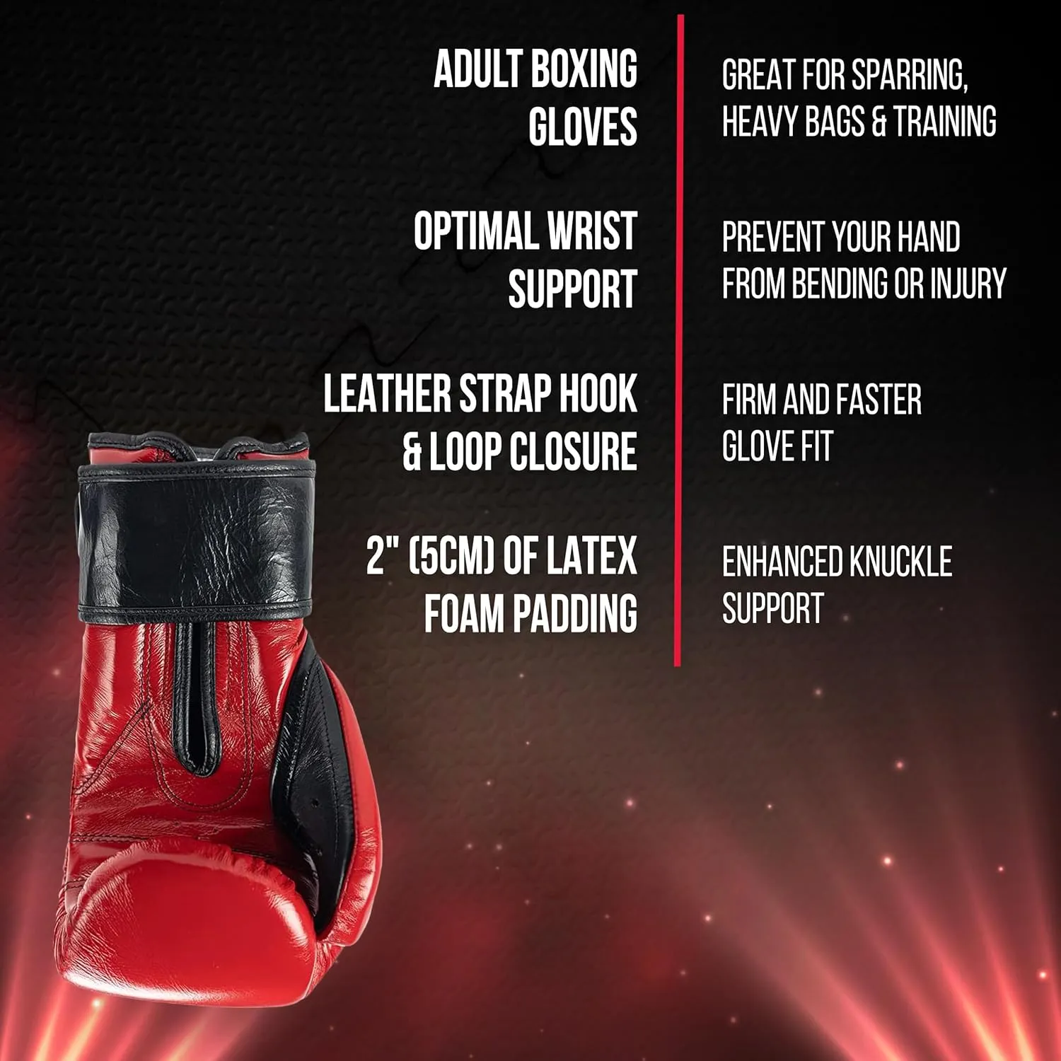 CLETO REYES Professional Extra Padding Boxing Gloves for Training, Sparring and Punching for Men and Women, MMA