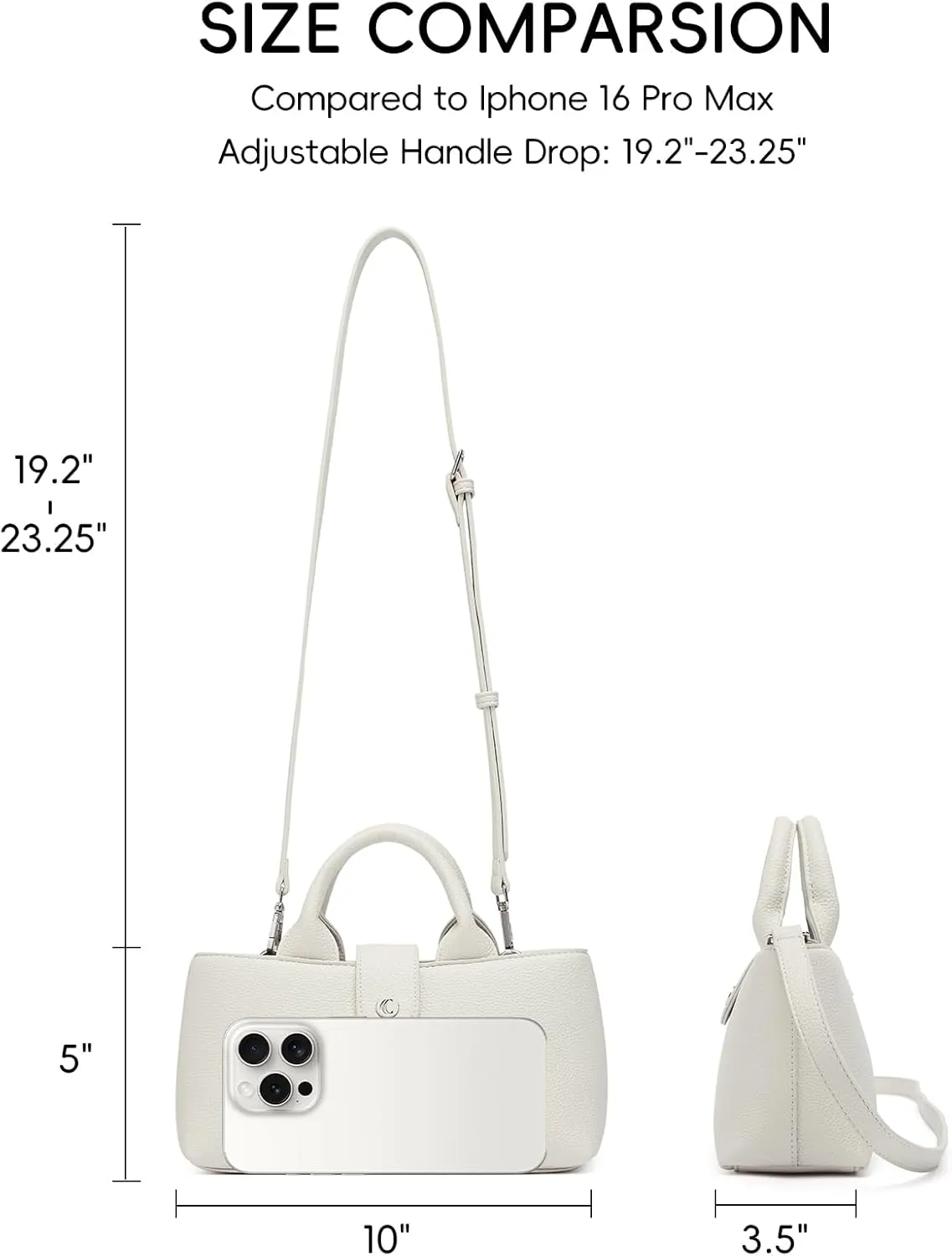 CLUCI Crossbody Bags for Women, Cross Body Bag Handbag, Crossbody Purse for Women, Leather Shoulder Bag with Adjustable Strap