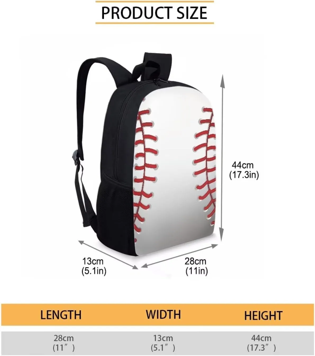 COEQINE Retro Baseball Backpack for Kids Bookbag Laptop Backpacks Multipurpose Daypack for Boys Girls School Men Women Travel Hiking Back to School Gifts
