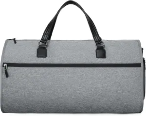 Convertible Garment Bag with Shoulder Strap, Carry on Duffel Bag Waterproof Garment for Men Women - 2 in 1 Hanging Suitcase Suit Travel Bags with Shoe Pocket