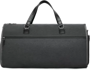 Convertible Garment Bag with Shoulder Strap, Carry on Duffel Bag Waterproof Garment for Men Women - 2 in 1 Hanging Suitcase Suit Travel Bags with Shoe Pocket