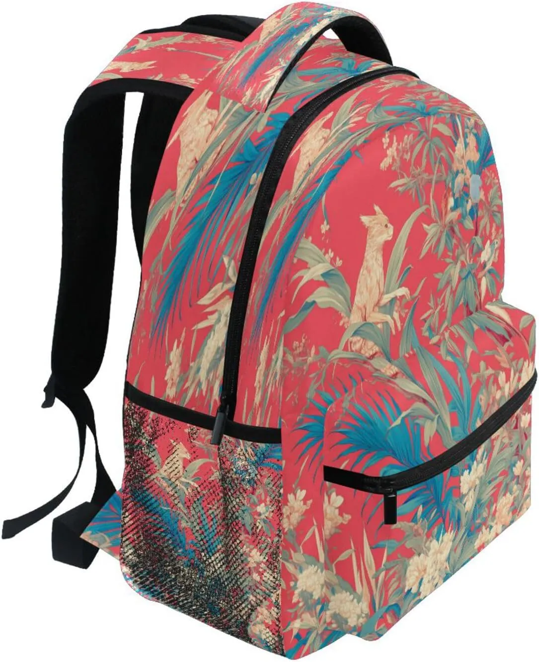 Cool Backpacks for Women Men Fashion Business Work Bag with Chest Strap for Travel Trip Hyacinth Style