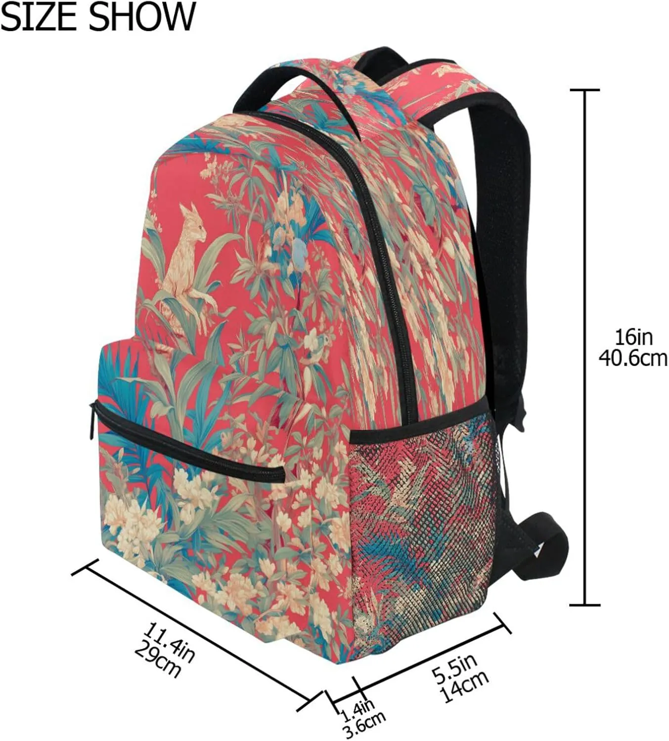 Cool Backpacks for Women Men Fashion Business Work Bag with Chest Strap for Travel Trip Hyacinth Style