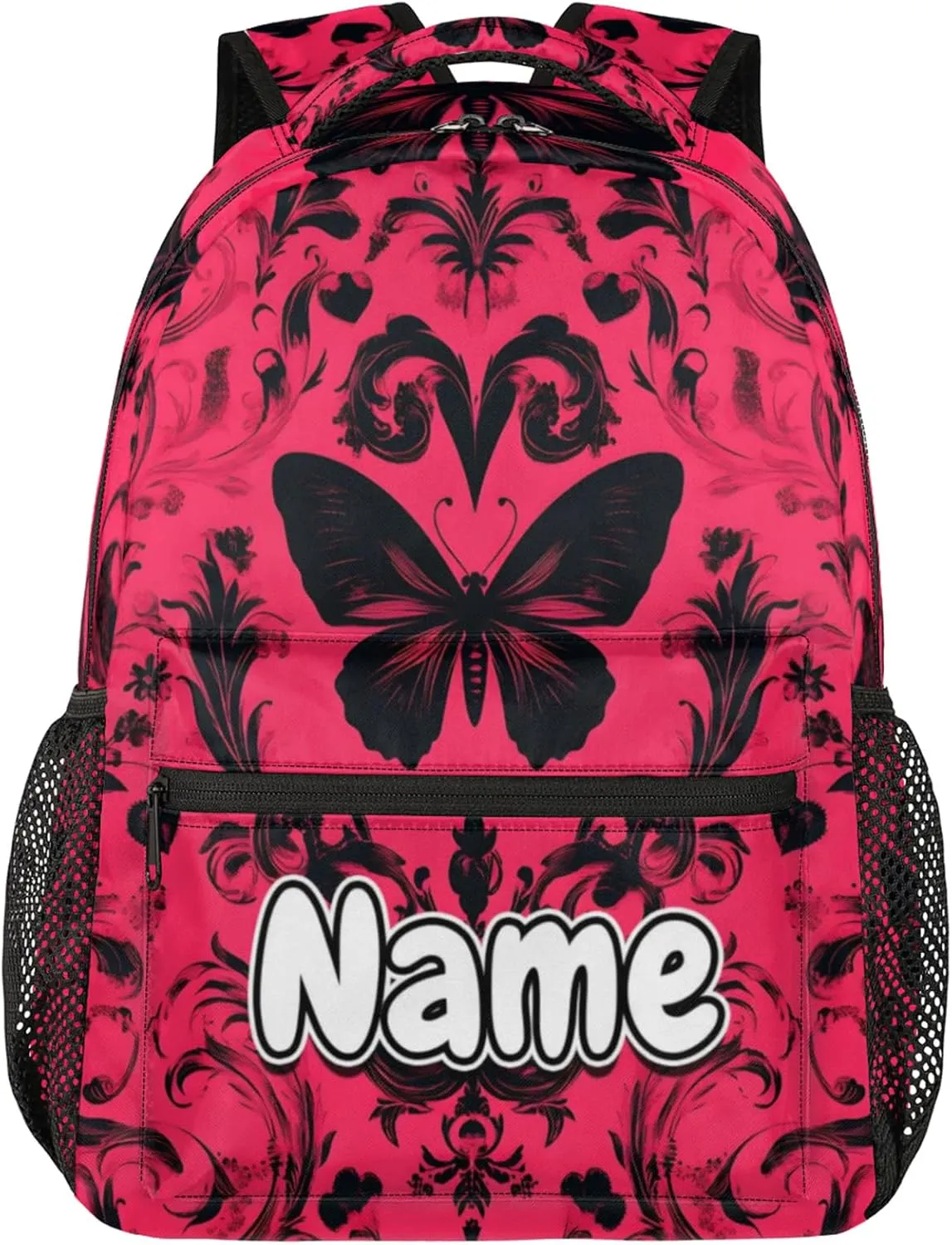 Cool Vintage Butterfly Large Backpack Fashion Travel Backpacks for Business Women Men Casual Laptop Bag Waterproof Lightweight Shoulder Bags 16in