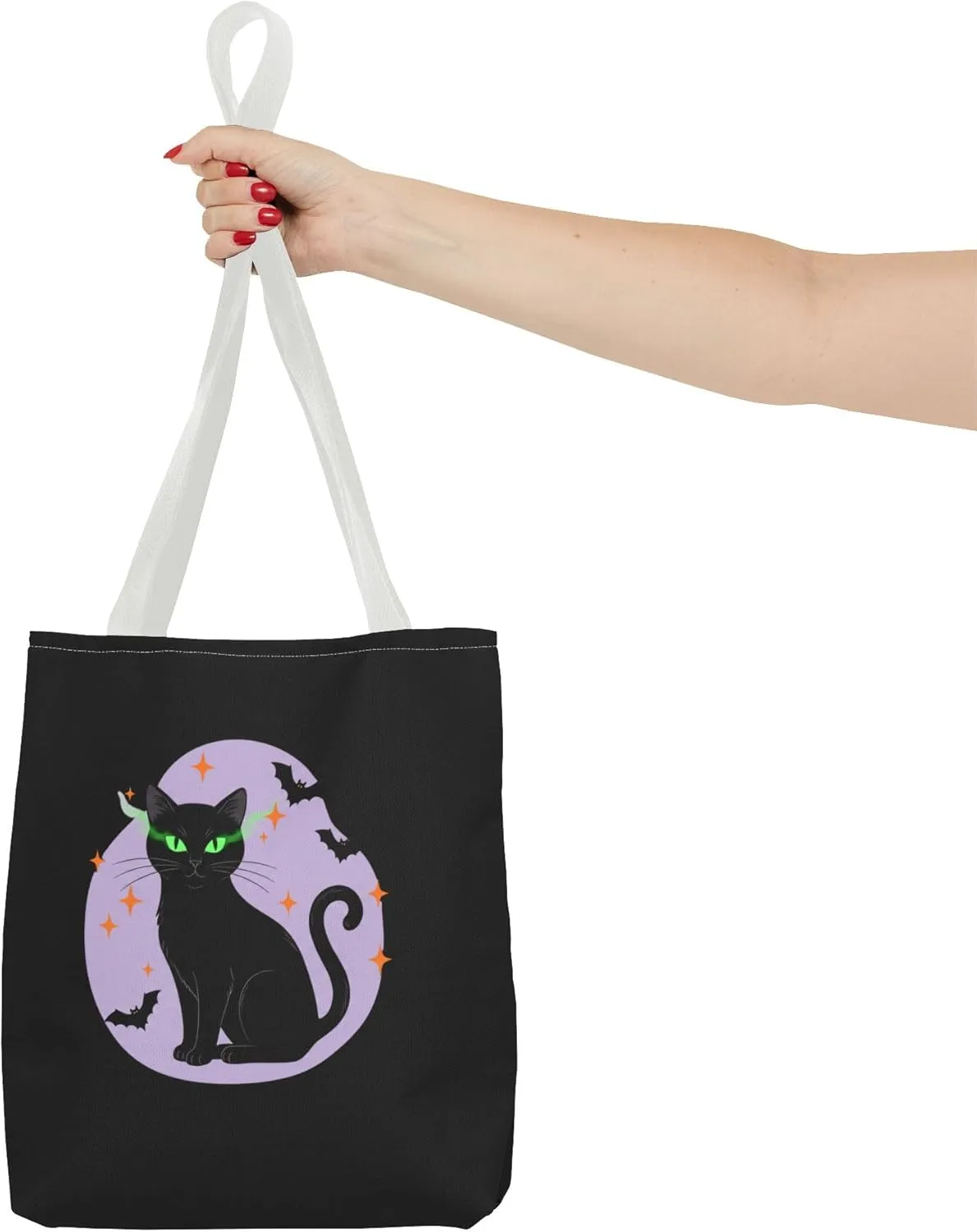 Copy of Halloween Cat Tote Bag – Spooky Themed Reusable Shoulder Bag for Trick-or-Treat & Everyday Use