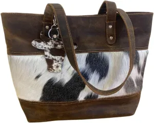 Cowhide Pony Skin Tote Purse Handbag – Durable Hair-On Leather Travel & Outdoor Bag for Women for office work casual uses bag