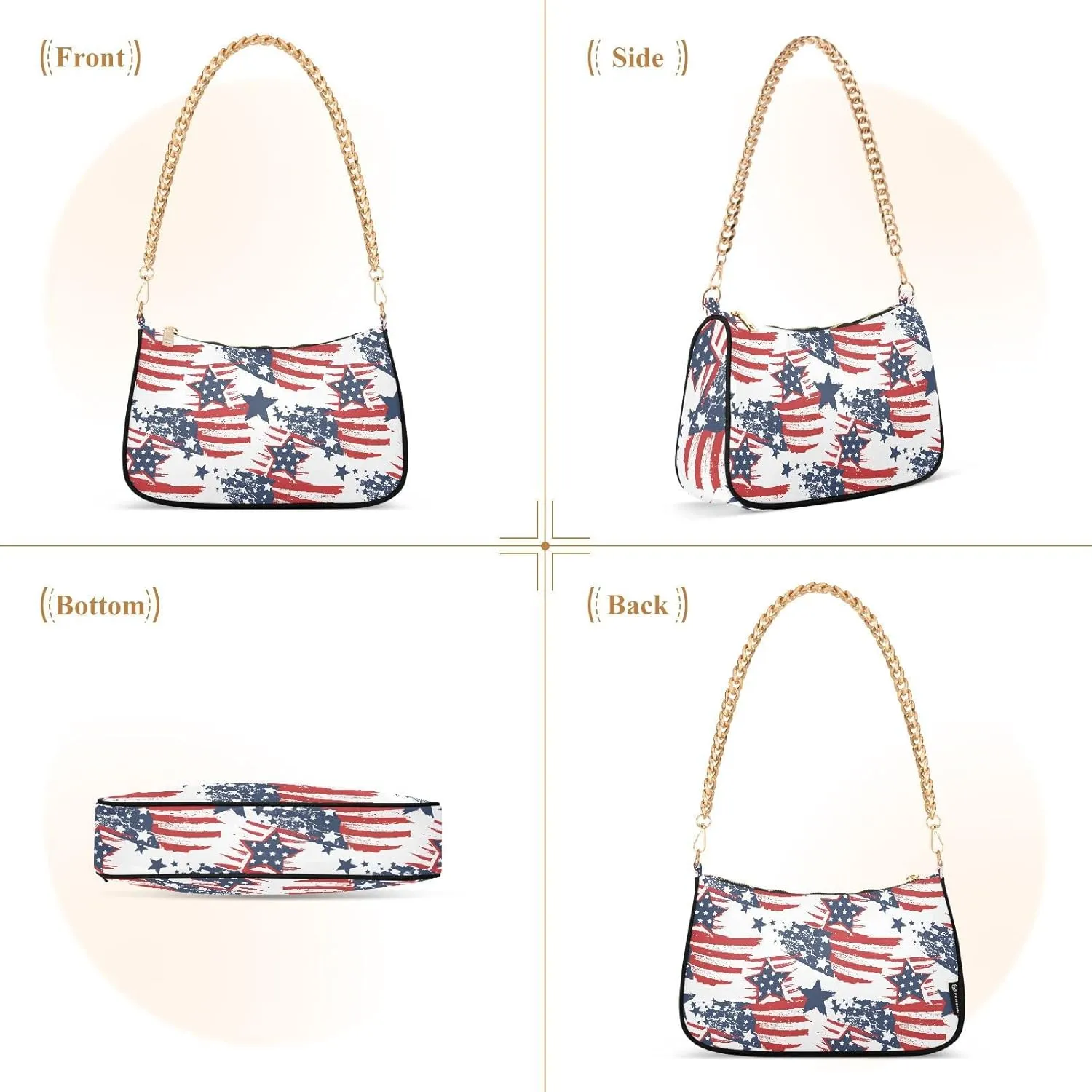 Cross Body Bag Sleep Less Dream More Tote Bag Chain Bag Shoulder Bag Handbag Purse for Women