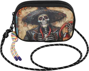 Crossbody Bag Skeleton Alcohol Bottle for Women Cell Phone Purses Women's Small Shoulder Handbags Wallet Purse with Strap