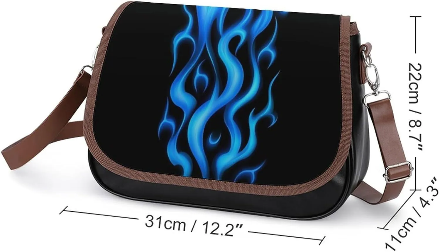 Crossbody Bag with Adjustable Strap for Women, Small Pu Leather Shoulder Handbags for Office
