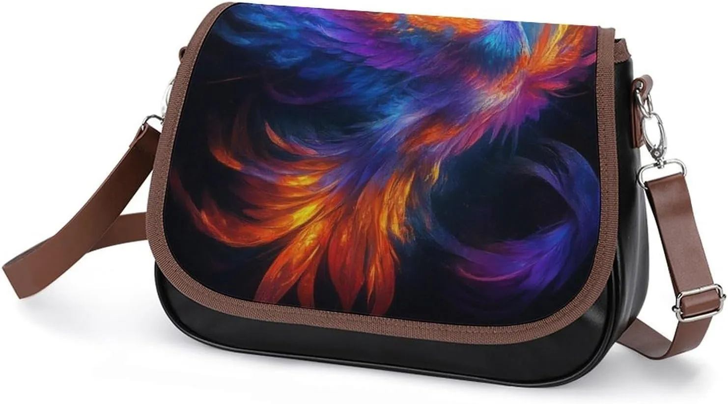 Crossbody Bag with Adjustable Strap for Women, Small Pu Leather Shoulder Handbags for Office
