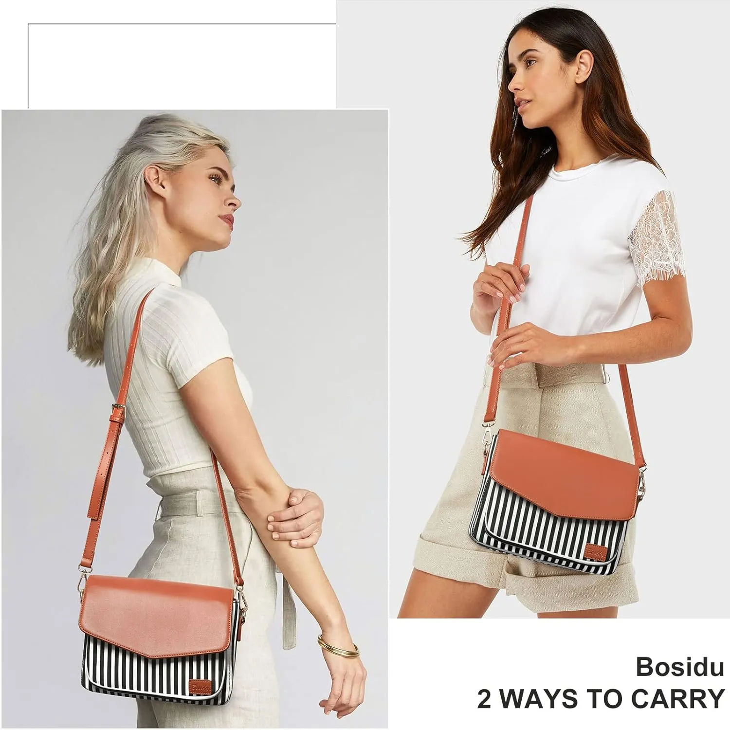Crossbody Bags for Women, Large Capacity Canvas Travel Purses and Handbags for Women, Shoulder Messenger Bag for Daily Use