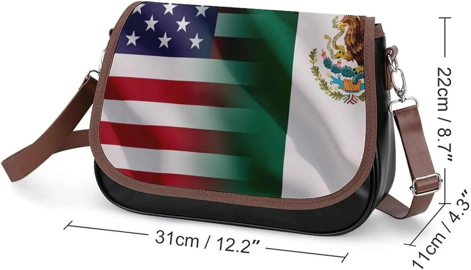 Crossbody Bags for Women Men Leather Purses Small Adjustable Shoulder Handbags