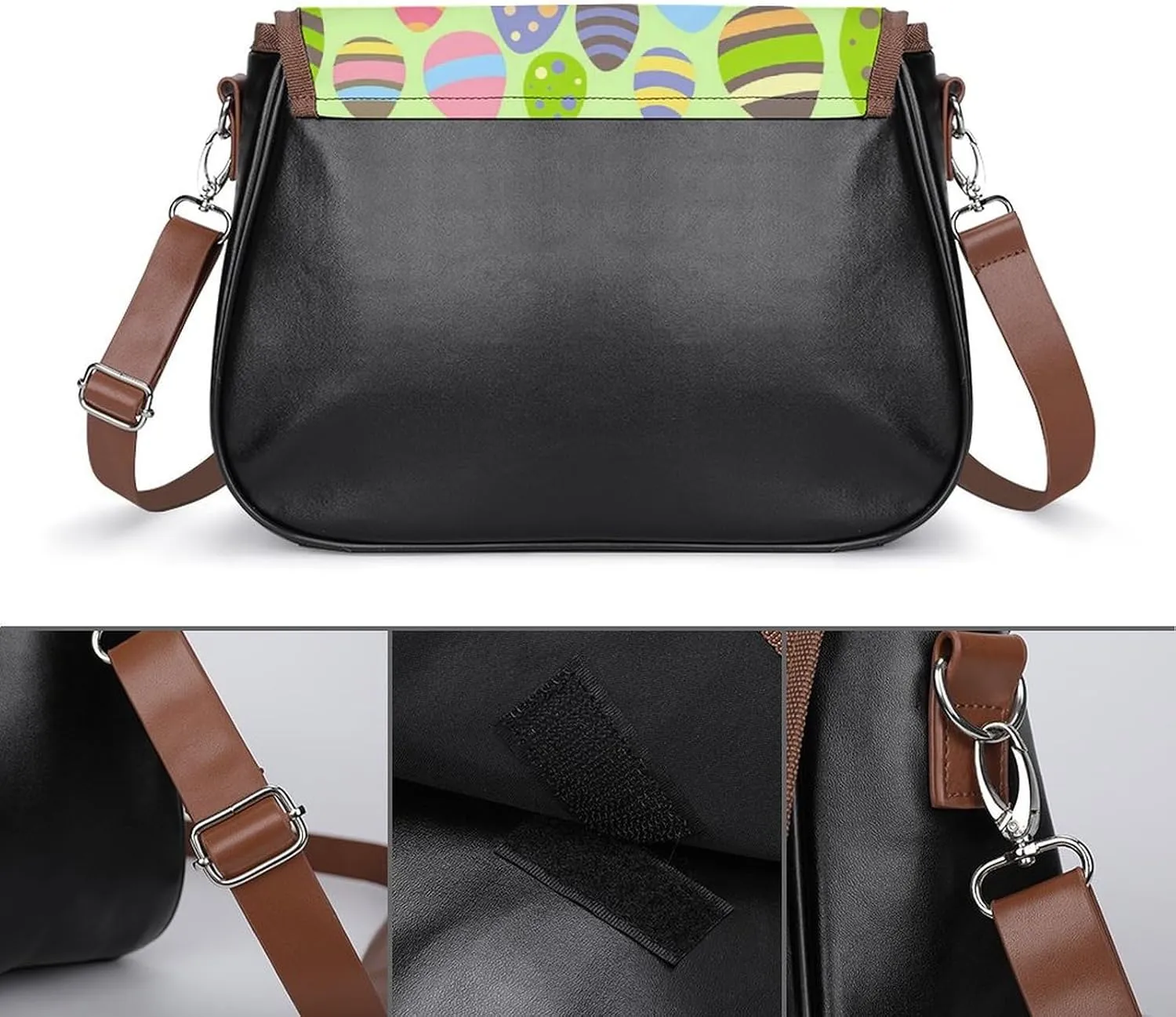 Crossbody Bags for Women Men Leather Purses Small Adjustable Shoulder Handbags