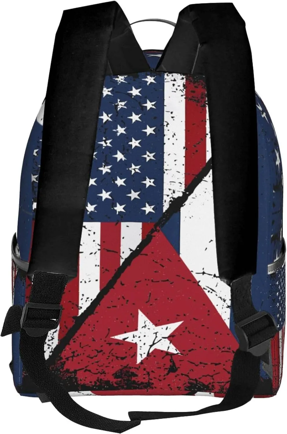 Cuba Cuban American Flag Casual Backpacks Laptop Backpack Carry-on Daypack Sports Travel Rucksack Lightweight Working Bag for Outdoor Hiking Cycling Walking