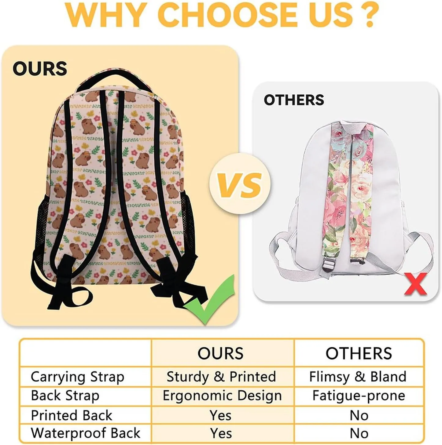 Custom Backpack for Girls, 17 Inch Pink Backpacks for Primary School, Cute Lightweight Bookbag for Kids