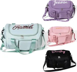 Custom Carry On Duffle Bag For Travel Personalized Name Weekender Bags For Women Overnight Hospital Bag For Women Labor Delivery Birthday Back To School Gifts For Her Girls Mom