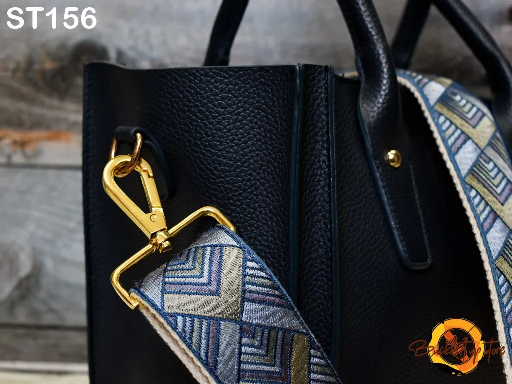 Custom Messenger Crossbody Strap Canvas Sling Bag Purse Strap Embroidery  Strap Handbag Embroidered Replacement Strap Boho Guitar Strap Gift