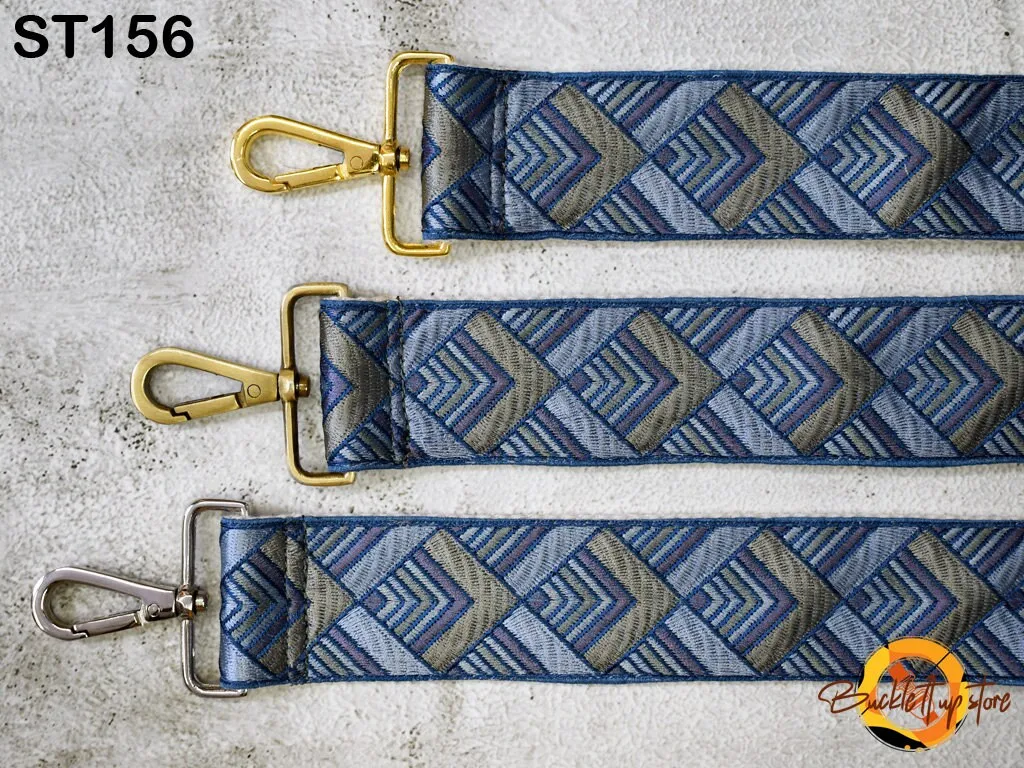 Custom Messenger Crossbody Strap Canvas Sling Bag Purse Strap Embroidery  Strap Handbag Embroidered Replacement Strap Boho Guitar Strap Gift