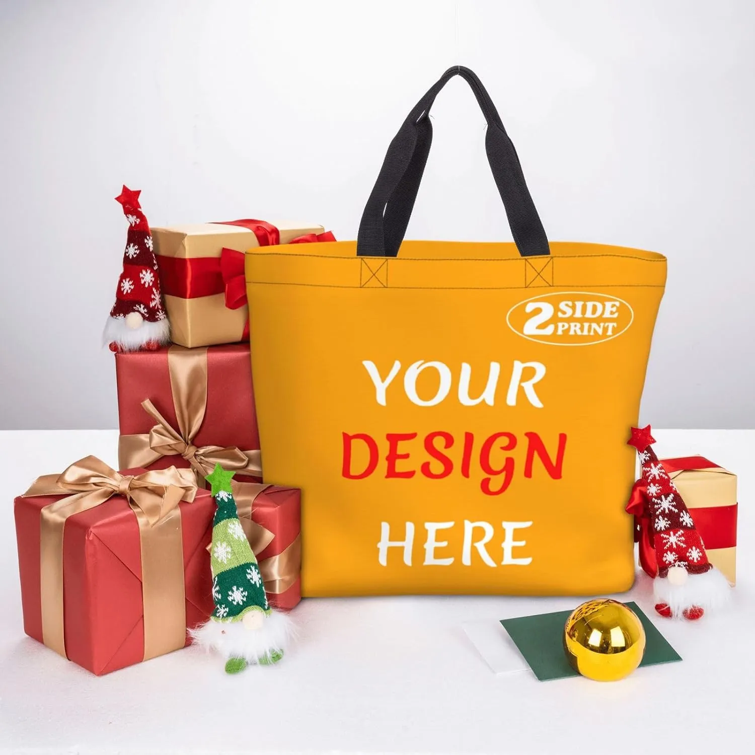 Custom Tote Bags Add Your Design For Business Travel Personalized Shoulder Beach Bag For Women Teachers