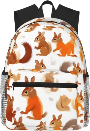 Cute Squirrels print Lightweight and comfortable backpack Casual Laptop Backpack for Travel Hiking