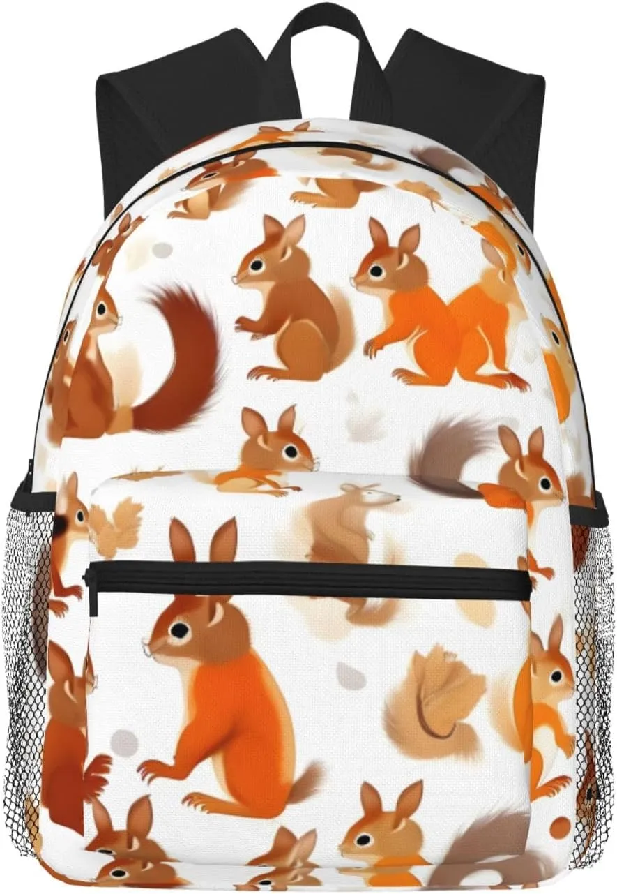 Cute Squirrels print Lightweight and comfortable backpack Casual Laptop Backpack for Travel Hiking