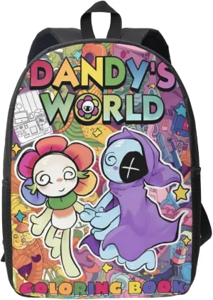 Dandys World Backpack Lightweight Laptop Backpack Cute Travel Backpacks For Unisex 17in