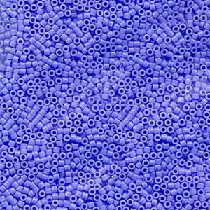 DB 730, Periwinkle Opaque - Miyuki Delica Beads - Size 11, 5 grams - Japanese Cylinder Seed Beads - Retail & Wholesale