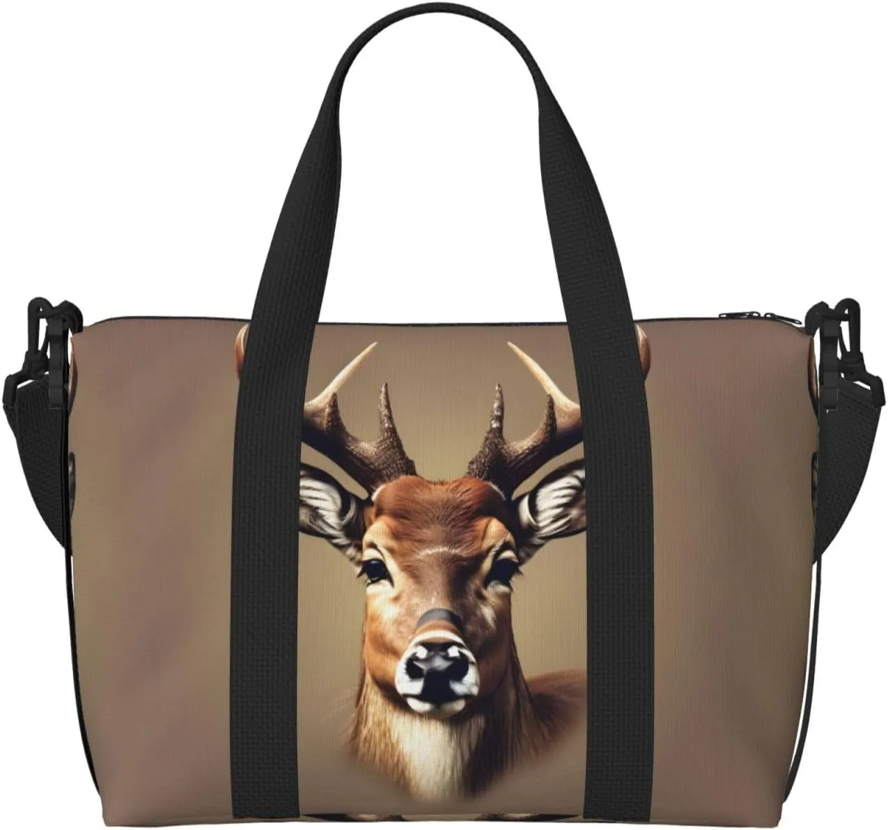 Deer Head Printing Printingtravel Gym Bag For Tote Bag Carry On Luggage Sport Duffle