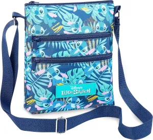 Disney Stitch Girls Purse Cross Body Bag for Kids Teens Women Shoulder Bag with Adjustable Strap Fashion Handbag Stitch Gifts (Dark Blue, Stitch)
