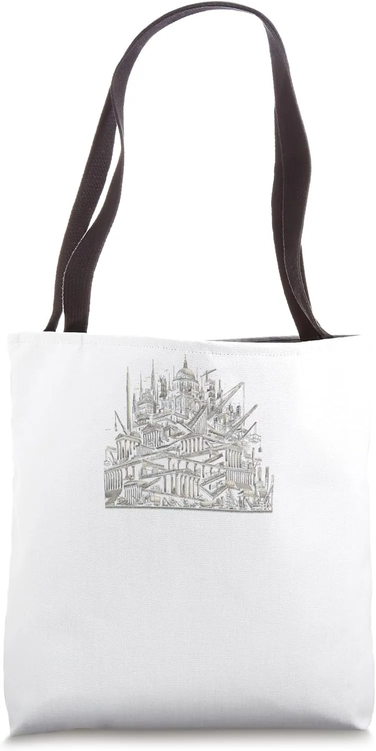 Drafted Dreams to Durable Dwellings Tote Bag