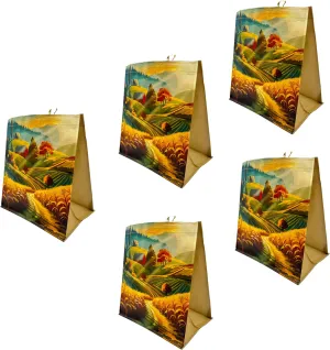 Earthwise Reusable Shopping Bags Extremely Durable Multi Use Large Stylish Fun Foldable Water-Resistant Totes