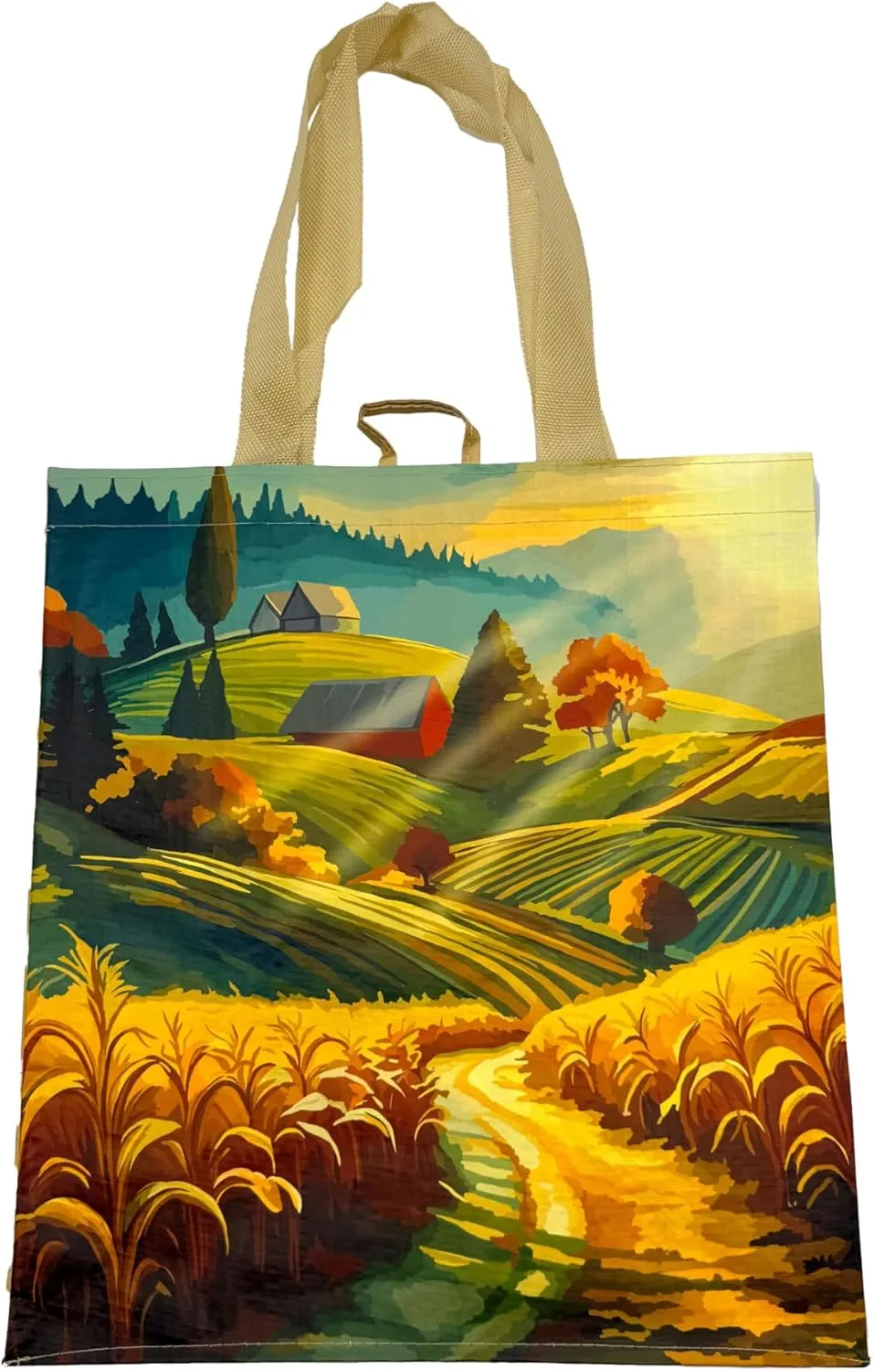 Earthwise Reusable Shopping Bags Extremely Durable Multi Use Large Stylish Fun Foldable Water-Resistant Totes