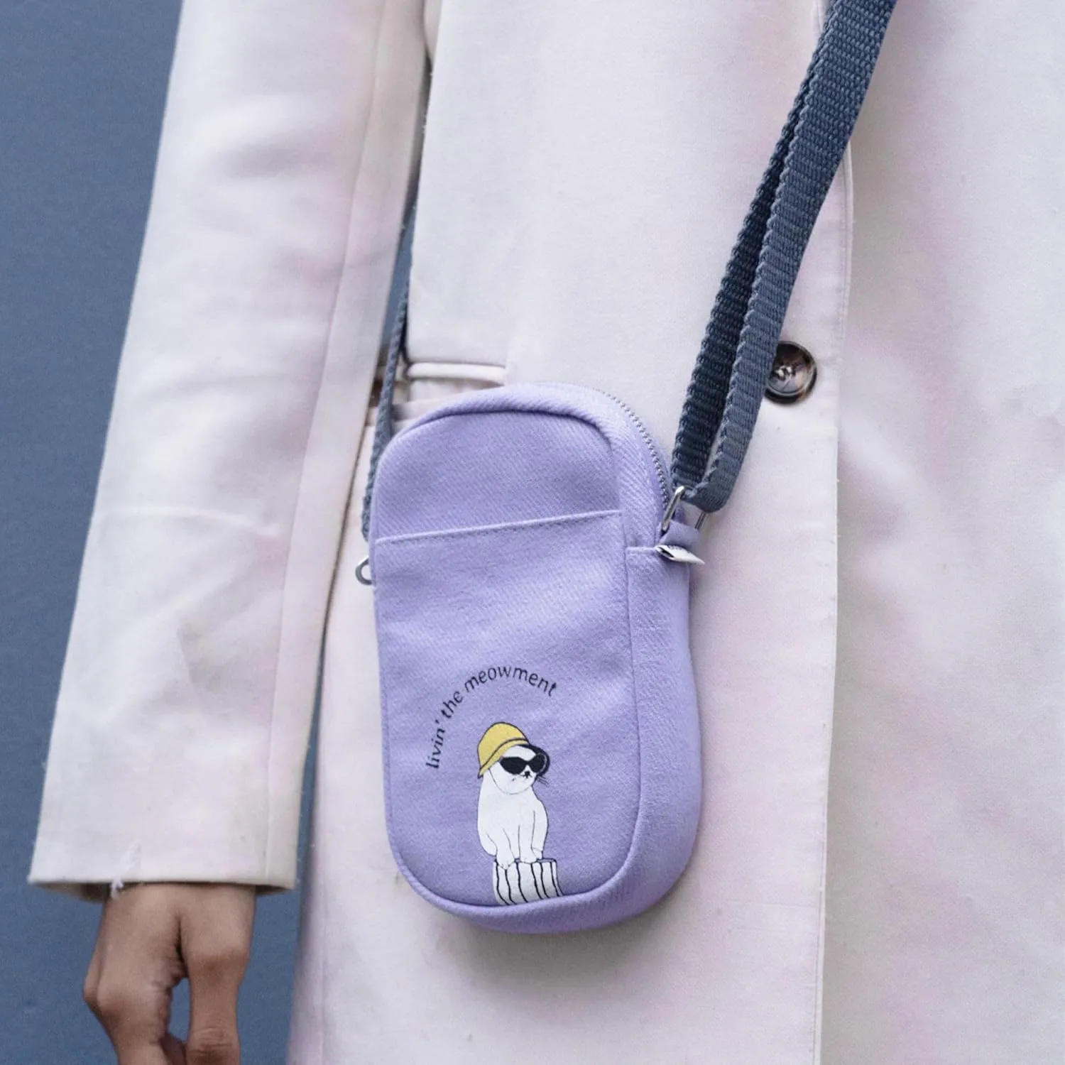 Ecoright Phone Bag, Small Crossbody Bags for Women, Phone Purse with Adjustable Cotton Strap