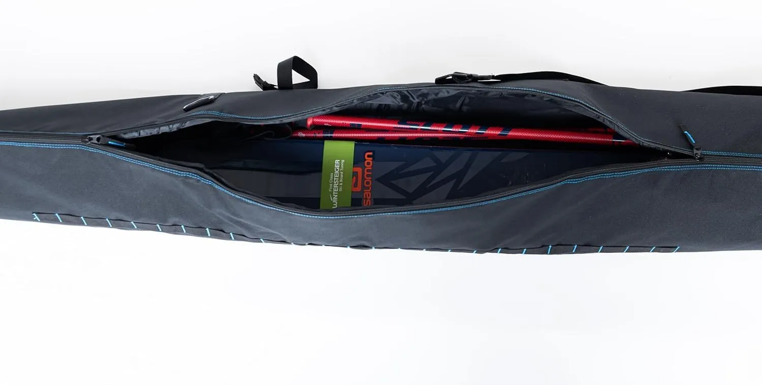 Element Equipment Padded Ski Bag Adjustable One Size Fits All Travel Ski Bag