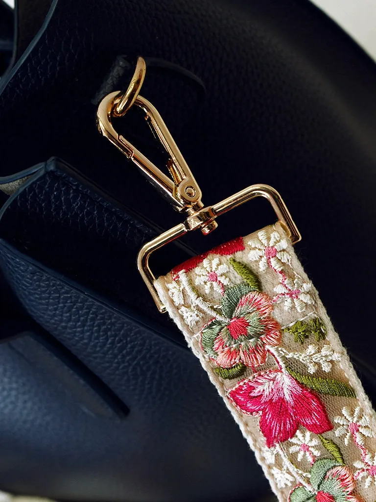Embroidered Purse Strap Crossbody Strap for Purses Boho Bage Strap Embroidery Replacement Strap Boho Guitar Strap Handbag Strap gift for her