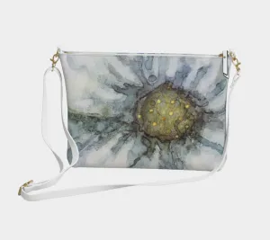 Ergonomic Flower Proven track record Leather Vegan Purse Ink Plant Crossbody Flax