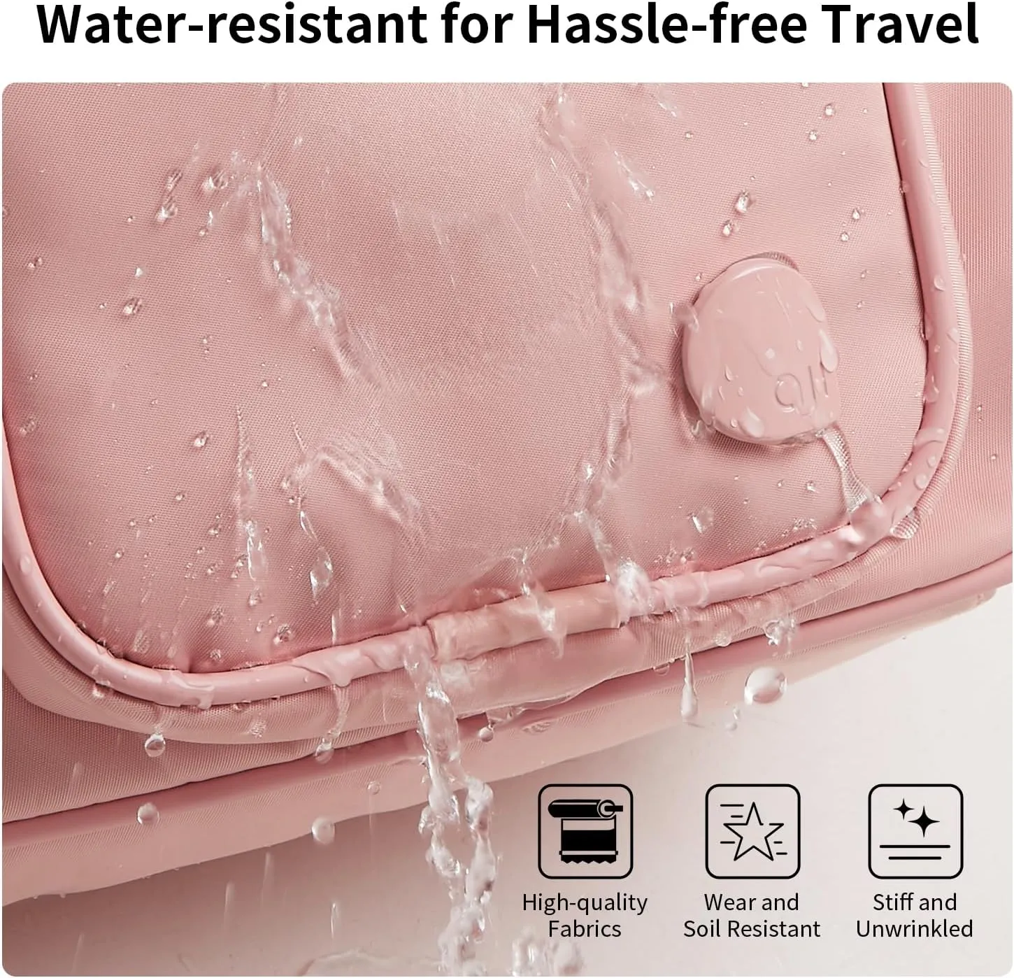 Expandable Travel Duffel Bag, Pink Duffle Bag for Travel with Wet Pocket, Carry on Weekender Bags for Men Women, Water Resistant Gym Duffel Bag Sport Bag
