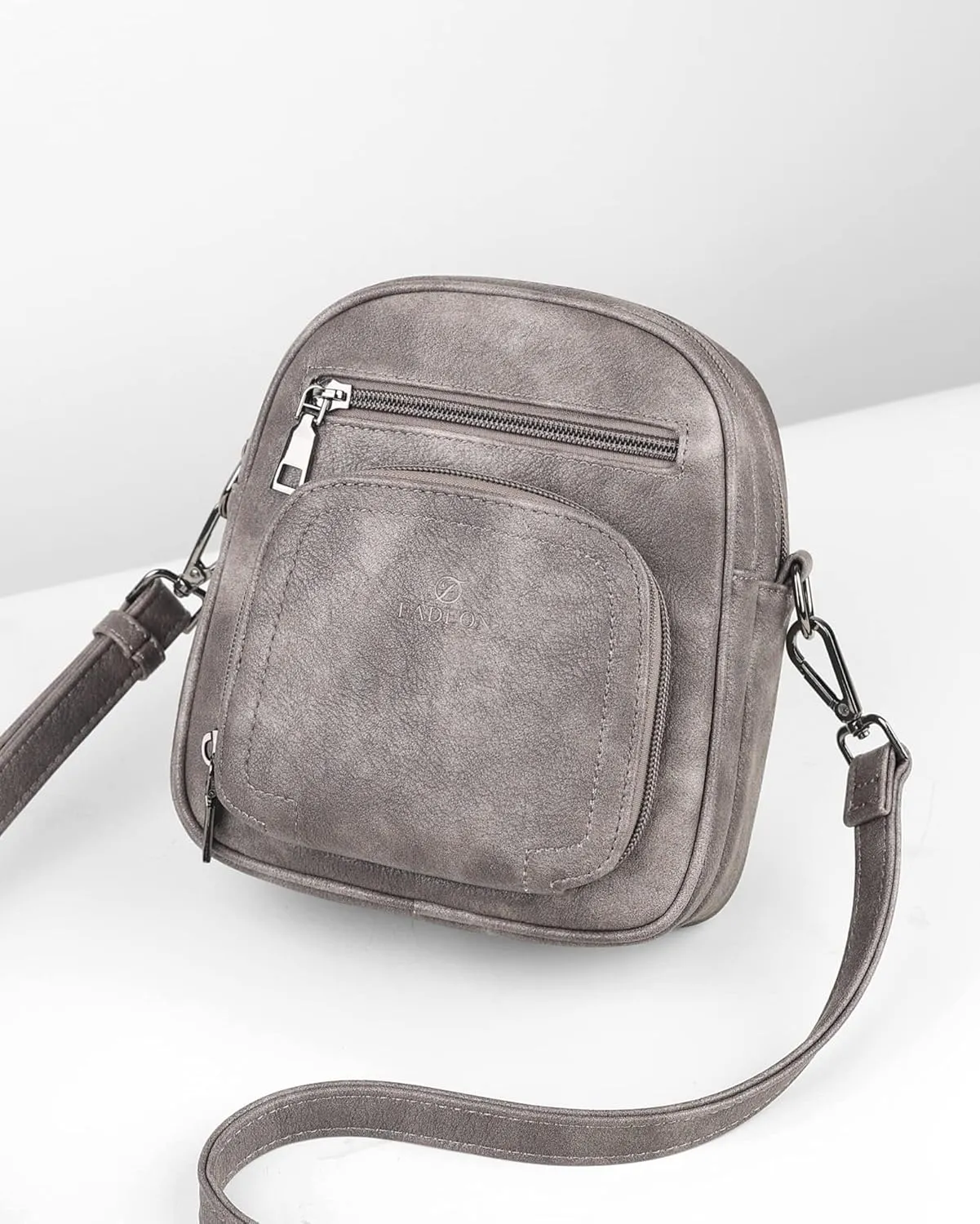 FADEON Small Purses for Women Crossbody Bags, Designer PU Leather Mini Cross Body Purse Travel Shoulder Bag Card Slots