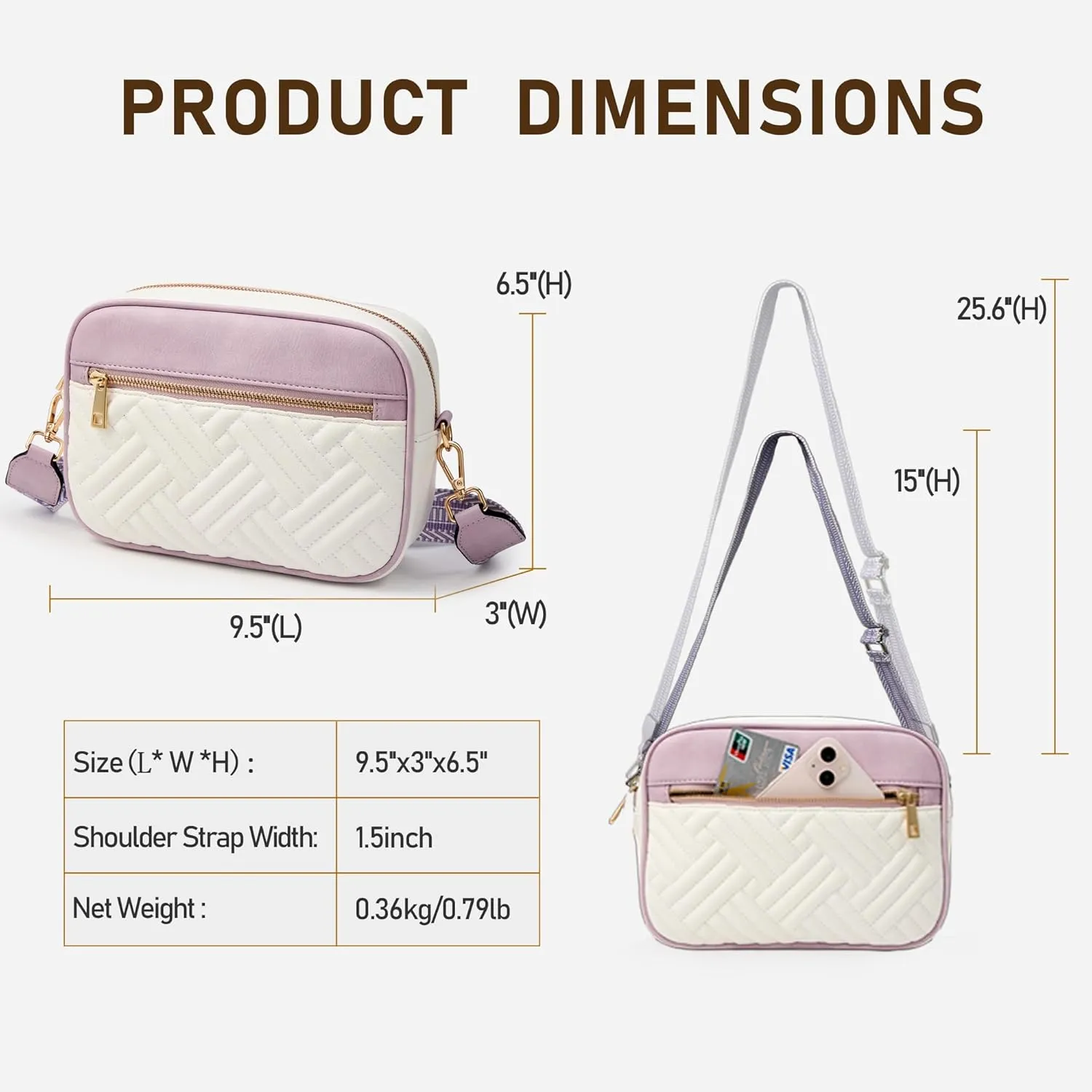 Fancy Forest Crossbody Bags for Women - Trendy Vegan Leather Small Purse, Travel-Ready Designer Accessory