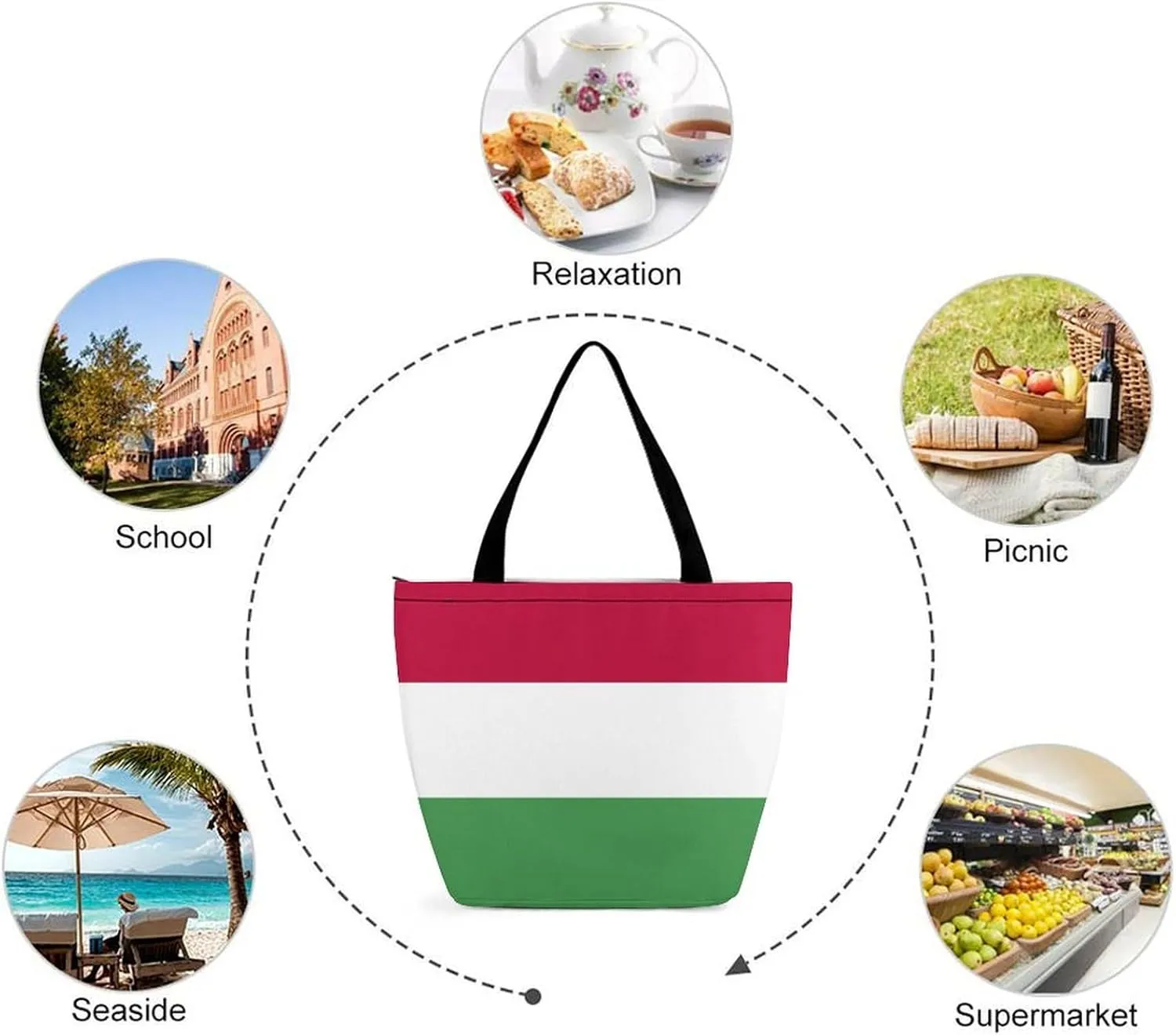 Fashion Burkina Faso Flag Women's Hobo Tote Spacious Handbag for Daily Use and Casual Outings