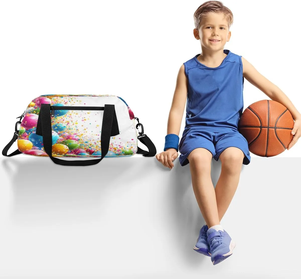 Festivals - Celebrations Kids Duffle Bag Boys Girls Small Sport Dance Gym Bag for Overnight Travel Weekender Carry On