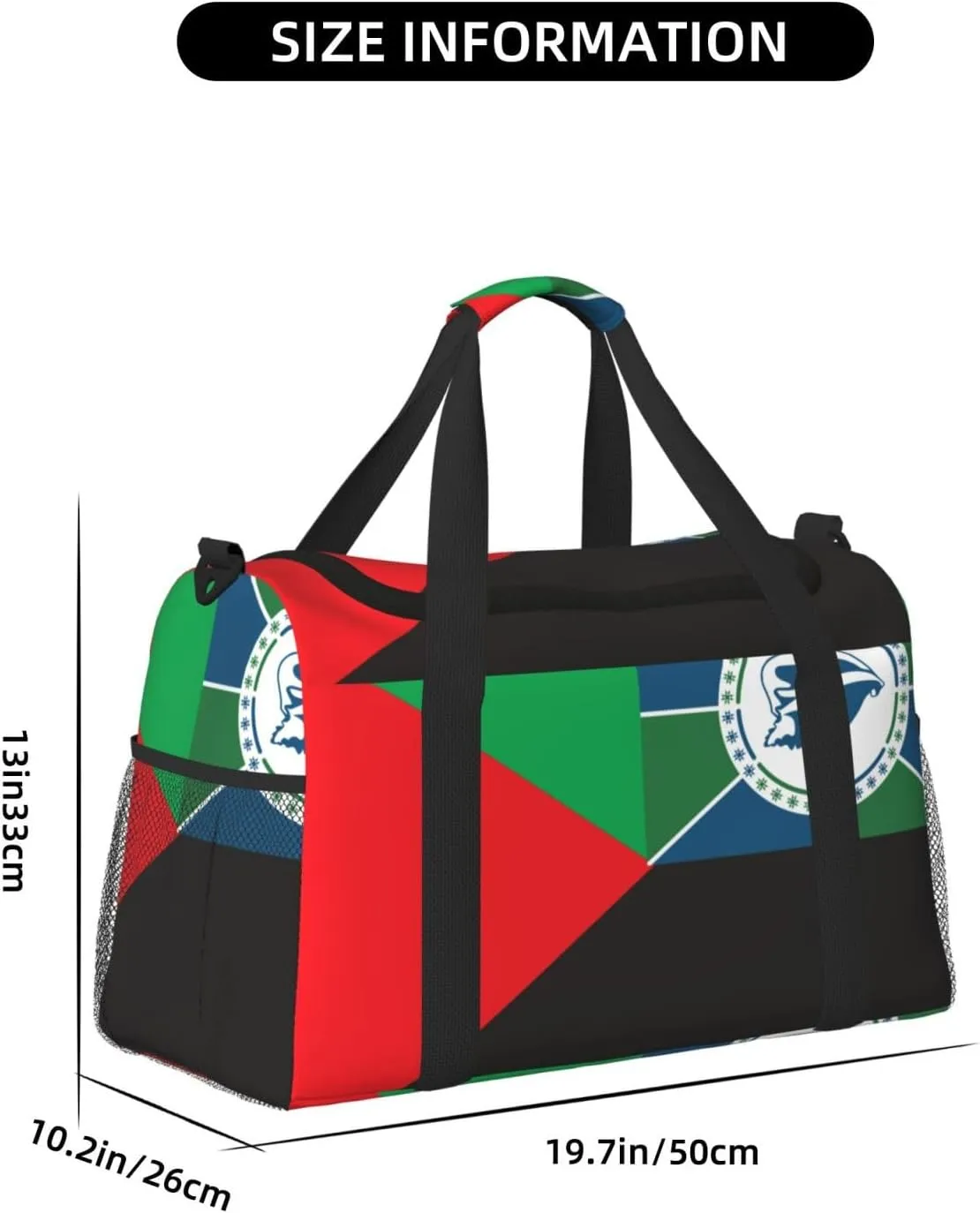 Flag Of Martinique Travel Duffel Bag Large Foldable Waterproof Overnight Bag For Beach Swim Bags Pool Sports Gym