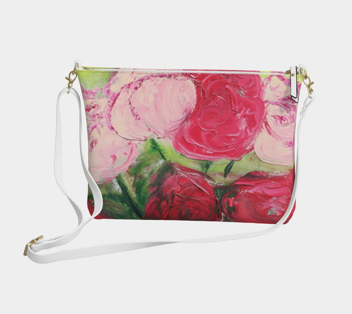 Floral Express shipping Arrangement Vegan Leather Purse 5-star rated Crossbody