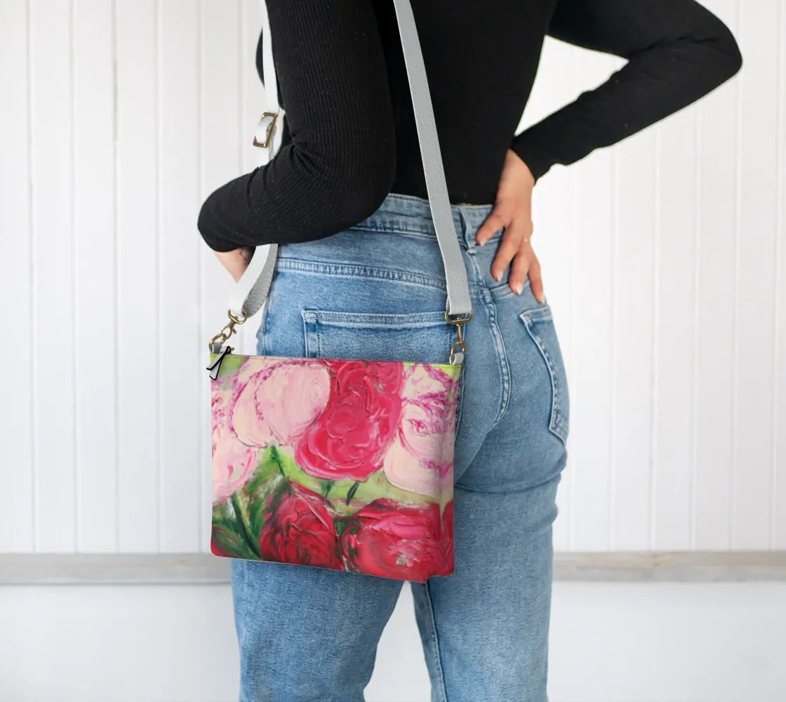 Floral Express shipping Arrangement Vegan Leather Purse 5-star rated Crossbody